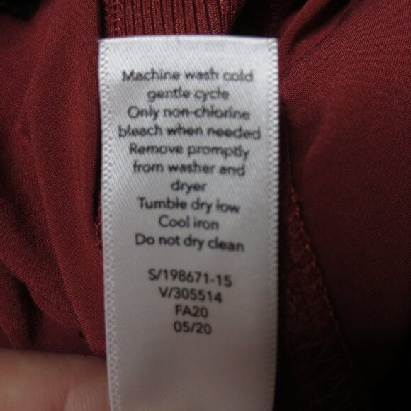 ATHLETA womens PANTS rust BROOKLYN ANKLE lightweight ATHLETIC comfy SIZE 10 - Picture 13 of 14